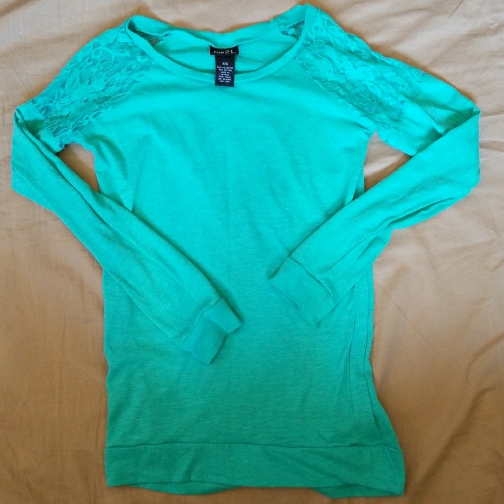 Lace Long Sleeve Tee